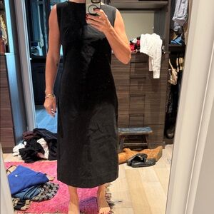 Elizabeth Suzann Black Midi Dress